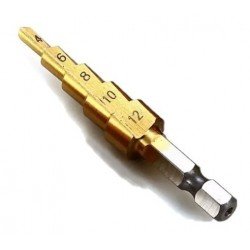 MECHA CONICA ESCALONADA 4MM A 12MM