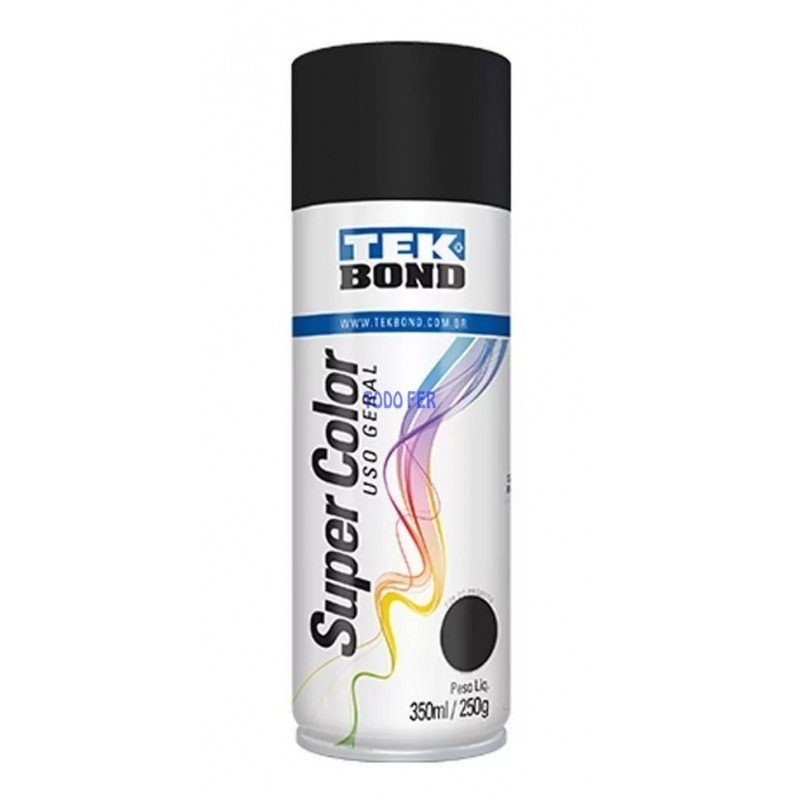 PINTURA ACRILICA AEROSOL NEGRO MATE 350ML/250GRS