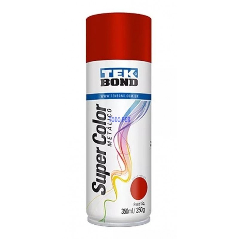 PINTURA METALIZ AEROSOL ROJO 350ML/250GRS