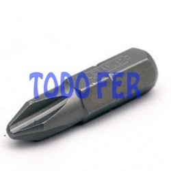 PUNTA ATOR. METZ ACERO S2 PH.2X25MM(10U)