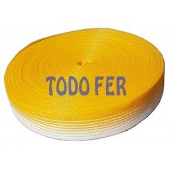 CINTA RAYADA  P/SILLON.AMARILLA