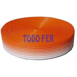 CINTA RAYADA  P/SILLON.NARANJA