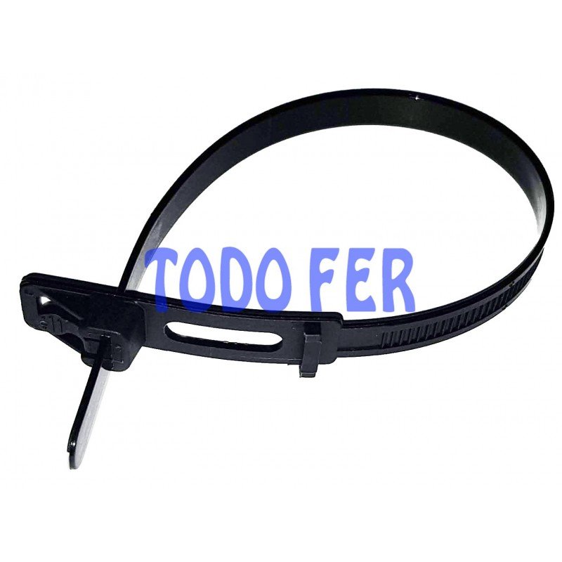 PRECINTO NYLON REUSABLE 7,6X250 NEG