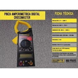 PINZA AMPEROMETRICA DIGITAL 750V