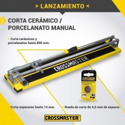 CORTACERAMICO BANCO CROSS 800MM - 14MM