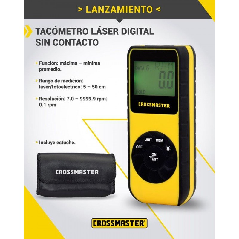 TACOMETRO LASER DIGITAL CROSS