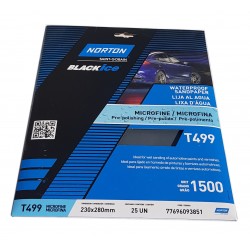 LIJA AL AGUA  NORTON  1500 (25H)