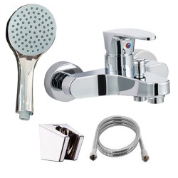 MONOCOMANDO DUCHA ABS C/TRANSF CROMO