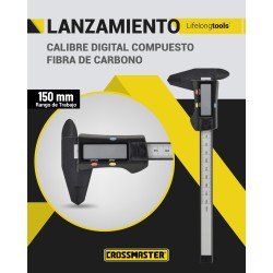 CALIBRE CROSS DIGITAL  FIBRA CARBONO 150MM