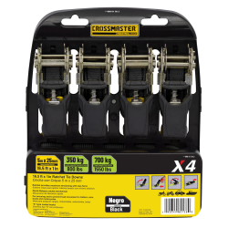 CINCHA AMARRE CRIQUE 5MT  700KG 4PZ NEGRO
