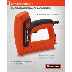 ENGRAMPADORA-CLAVADORA DOWEN ELEC. 1100W