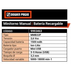 MINITORNO DOWEN  BAT. 3,6V C/KIT  24PZS