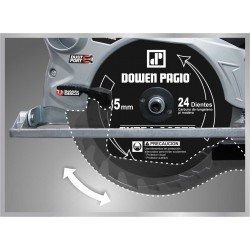 SIERRA CIRC. DOWEN 185MM 1500W C/LASER