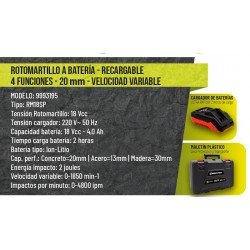 ROTOMART. DOWEN 20MM 2,0J FLEX C/B