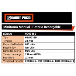 MINITORNO DOWEN  BAT. 3,6V C/KIT  32PZS
