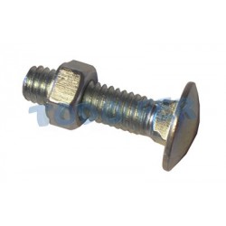 BULON C.RED.C.CUADR. 3/8X3 1/2 (100U) C/TUERCA