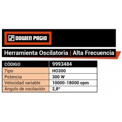 MULTI CORTADORA OSCILATORIA DOWEN 300W
