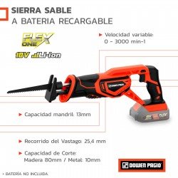 SIERRA SABLE DOWEN 18V FLEX