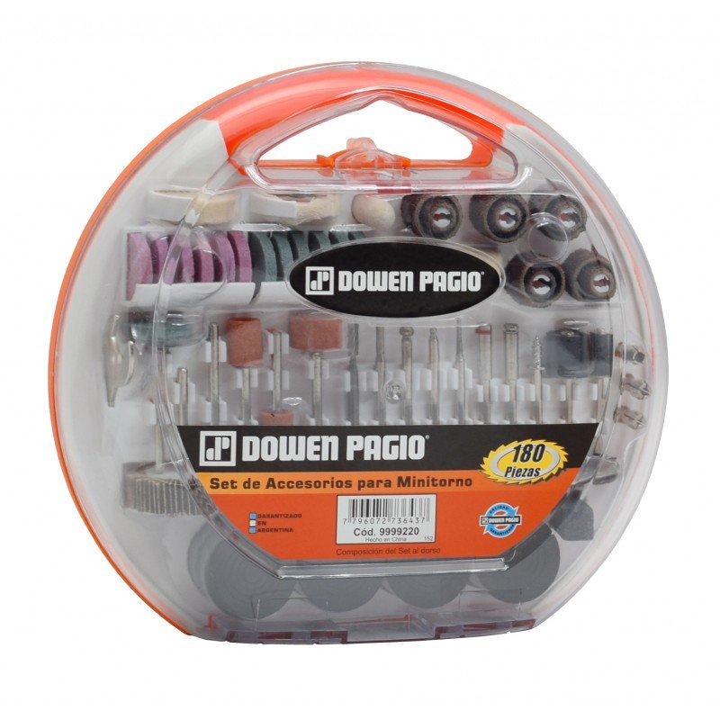 MINITORNO DOWEN SET ACCESORIOS 180 PZS