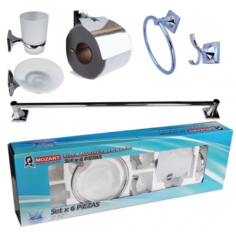 SET BAÑO MOZART X 6 PZ