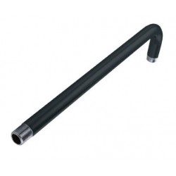 BRAZO LLUVIA AC.INOX NEGRO 30CM X 90º