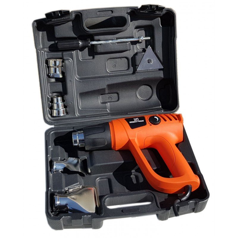 PISTOLA CALOR DOWEN 2000W C/KIT