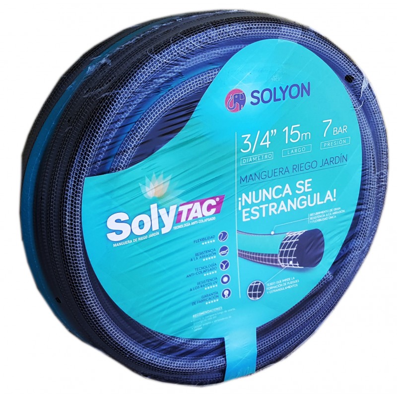 CAÑO RIEGO SOLYON SOLY-TAC  3/4X 15MT