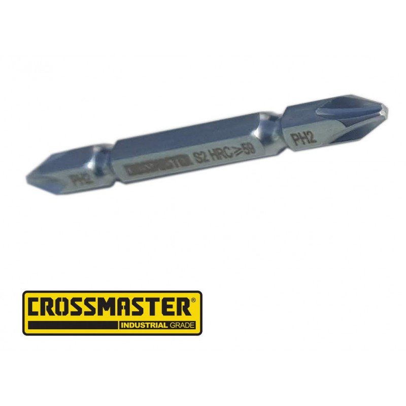 PUNTA ATOR. CROSS  PH2-PH2 X 65MM(10U) DOBLE