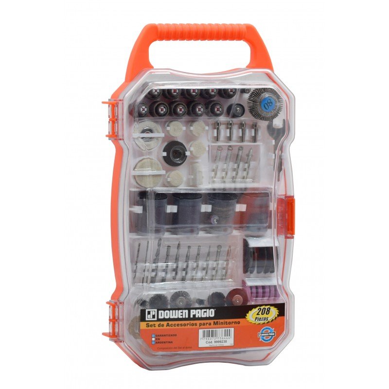 MINITORNO DOWEN SET ACCESORIOS 208 PZS