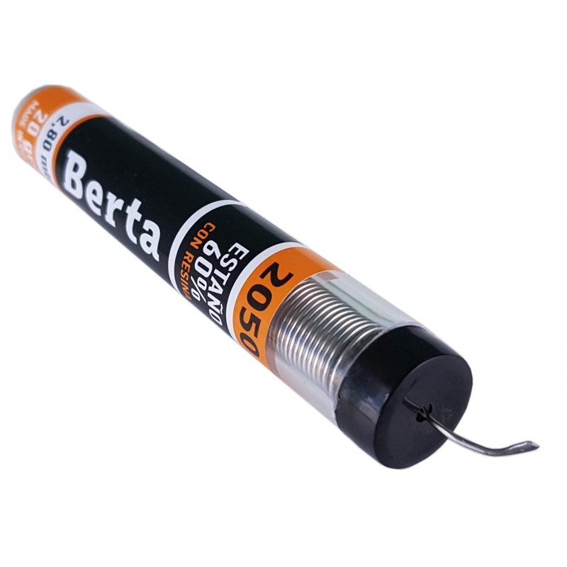 ESTAÑOLINE  20GRS 60% 1,0 MM TUBO (2,8MTS)