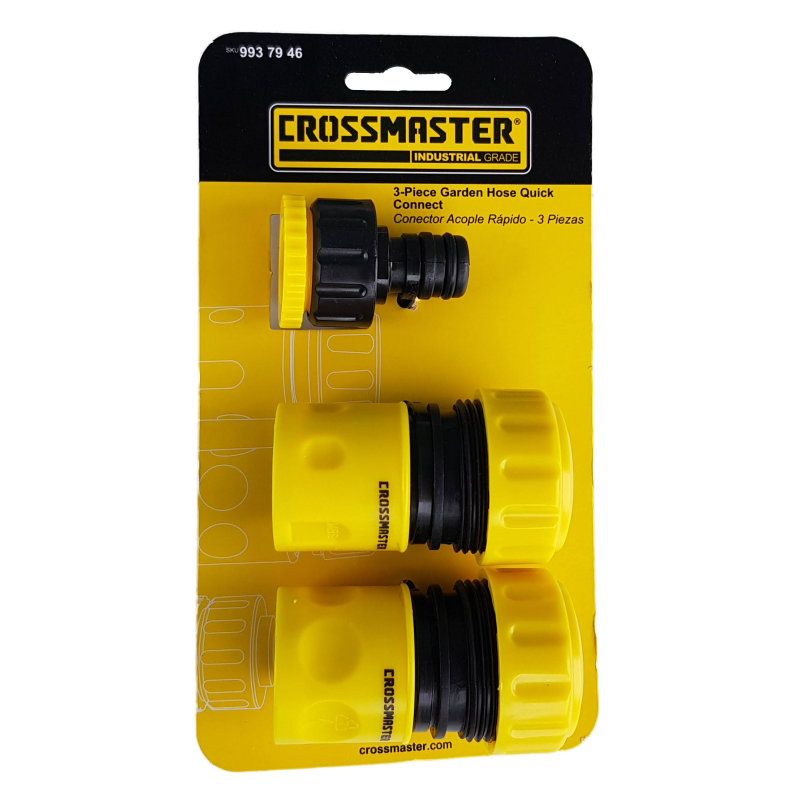 CONECTOR ACOPLE RAPIDO CROSS 3/4 SETX3 (2 CONEC-1 MANGA)