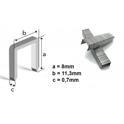 GRAPAS CROSS  6 X 10,6 X 1,2MM 500U (331)