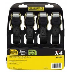 CINCHA AMARRE CRIQUE 2MT  408KG 4PZ NEGRO