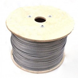 CABLE ACERO GALV  4MM 6X 7+1 200MTS