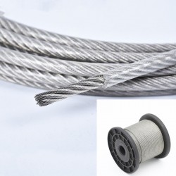 CABLE ACERO FORRADO 3.5MM 1X7 100MTS
