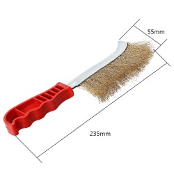 CEPILLO BRONCEADO TIGER C/MANGO PLAST.