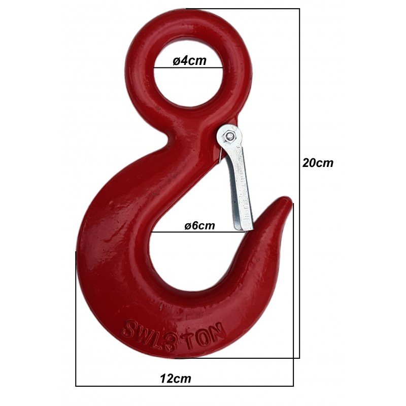 GANCHOS PARA CARGA C/TRABA 3,0 TON