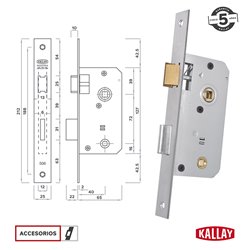CERRADURA  KALLAY  506 BAÑO