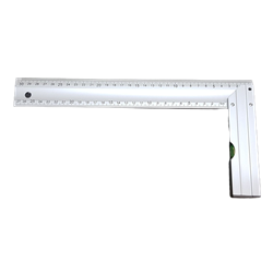 ESCUADRA CARP. IMP ALUM C/NIVEL 30CM