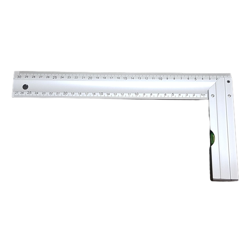 ESCUADRA CARP. IMP ALUM C/NIVEL 30CM