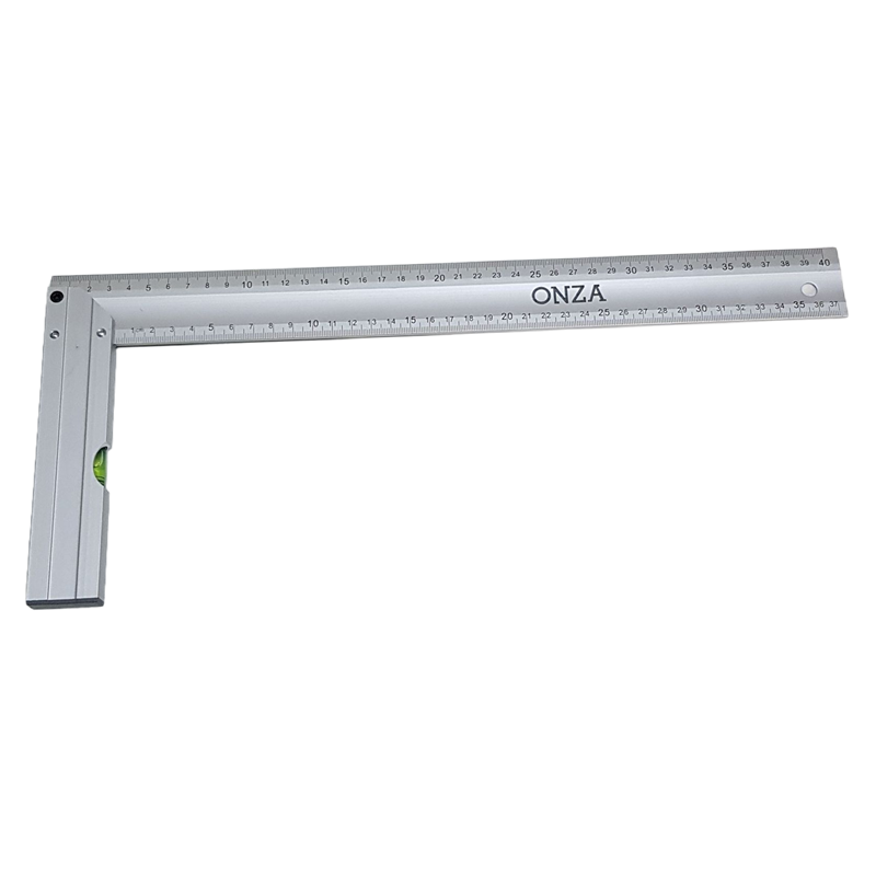 ESCUADRA CARP. IMP ALUM C/NIVEL 40CM