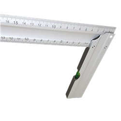 ESCUADRA CARP. IMP ALUM C/NIVEL 40CM