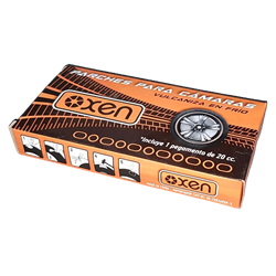 PARCHES P/CAMARA 69 X 44MM + SOLUCION (12U)