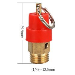 VALVULA SEGURIDAD P/COMPRESOR  1/4 C/TIRADOR