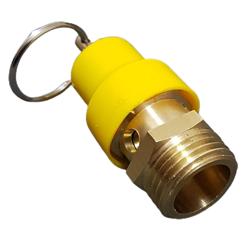 VALVULA SEGURIDAD P/COMPRESOR 1/2 C/TIRADOR