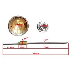 AGUJA Y PICOS KITANA 1,7MM PISTOLA GRAVEDAD