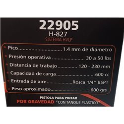 PISTOLA PINTAR KITANA D.SUPERIOR  H-827