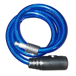 CANDADO CON CABLE ACERO ROTT 12 X 1200MM