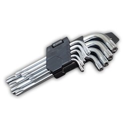 LLAVE TORX ROTT T10-T50 CORTAS (9PZS)