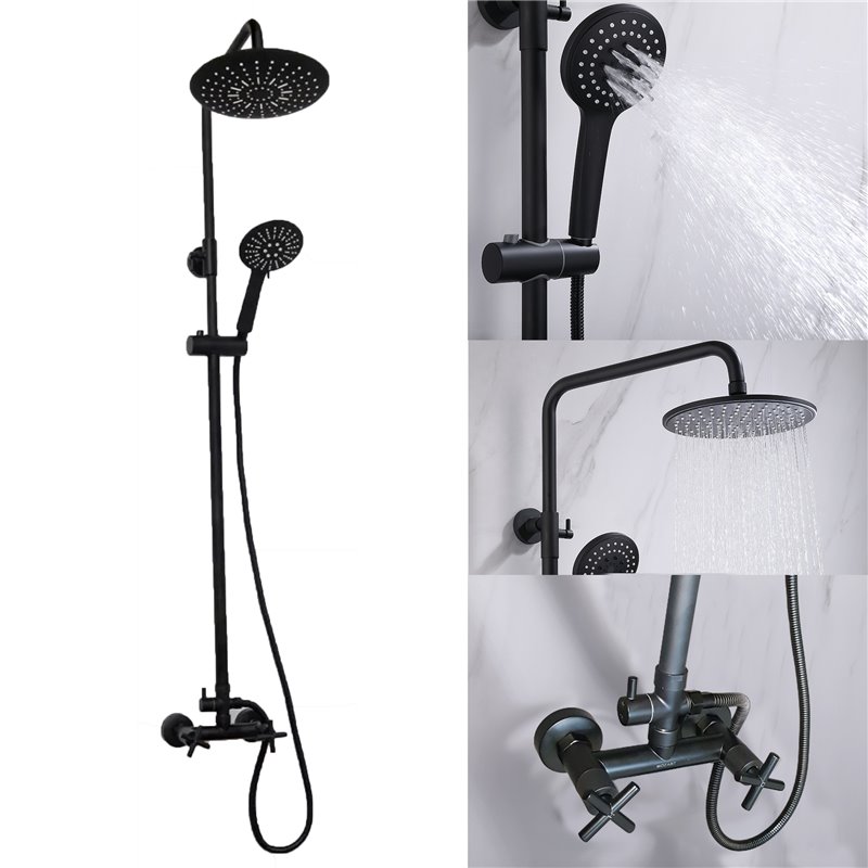 MONOC. DUCHA SET BOSTON NEGRO VINTAGE